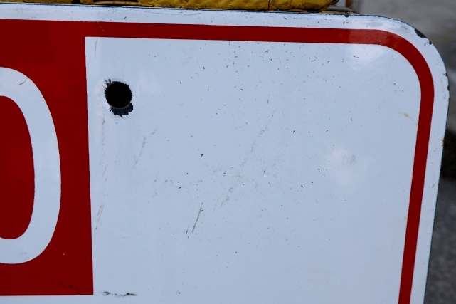 画像2: dp-250701-03 NO PARKING Enamel Road Sign