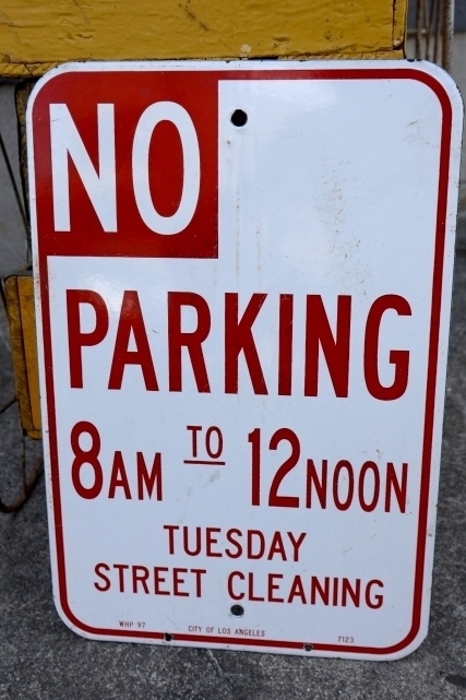 画像1: dp-250701-04 NO PARKING Enamel Road Sign