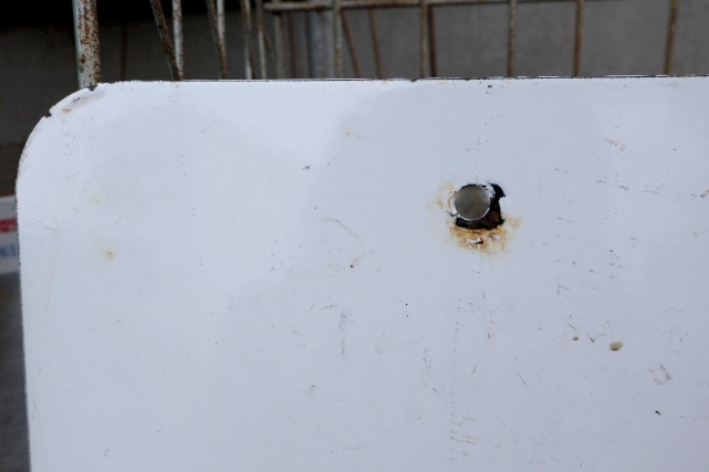 画像8: dp-250701-02 NO PARKING Enamel Road Sign