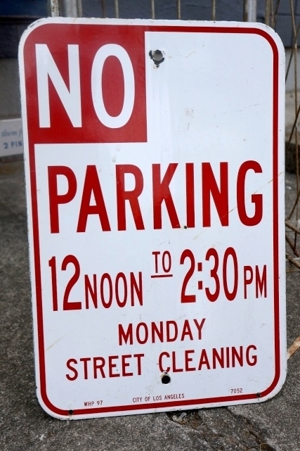 画像1: dp-250701-02 NO PARKING Enamel Road Sign