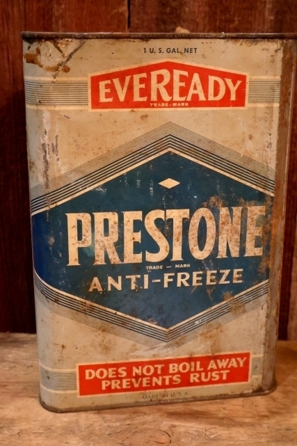 画像1: dp-250618-28 EVEREADY PRESTONE / 1930's ANTI-FREEZE ONE U.S.GALLON CAN