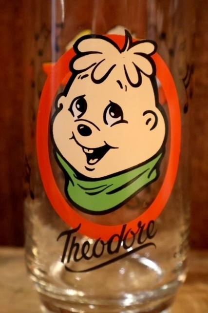 画像2: gs-250803-04 Alvin and the Chipmunks / Theodore 1980's Glass