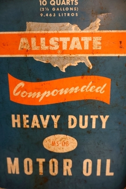 画像2: dp-250618-28 ALLSTATE HEAVY DUTY 10 QUARTS MOTOR OIL CAN