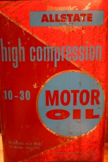 画像2: dp-250618-28 ALLSTATE hi compression 10 QUARTS MOTOR OIL CAN