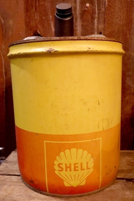 画像1: dp-250804-11 SHELL 1970's 5 U.S. GALLONS OIL CAN