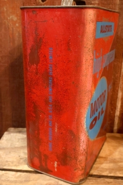 画像4: dp-250618-28 ALLSTATE hi compression 10 QUARTS MOTOR OIL CAN