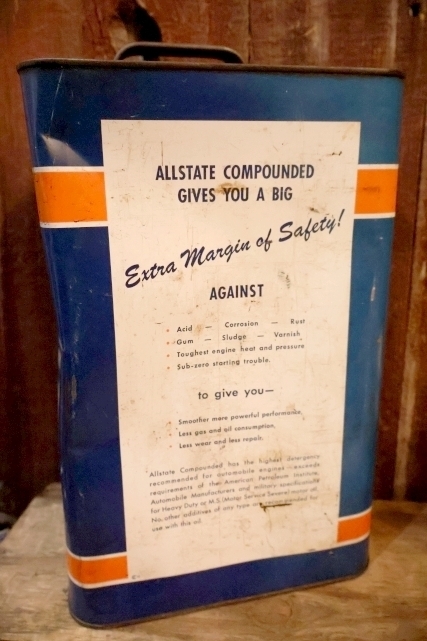 画像3: dp-250618-28 ALLSTATE HEAVY DUTY 10 QUARTS MOTOR OIL CAN