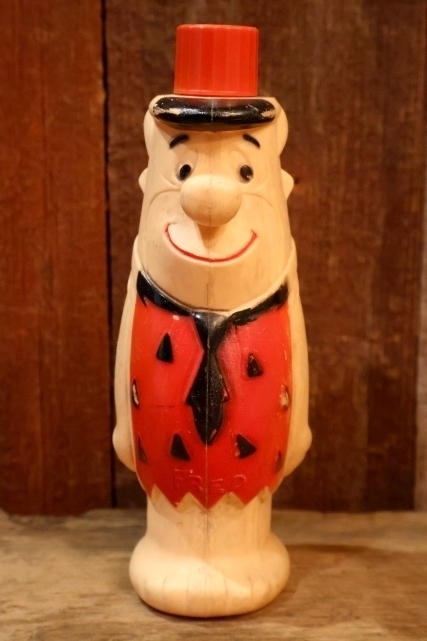 画像1: ct-250802-07 Fred Flintstone / PUREX 1960's Fun Bath Bottle