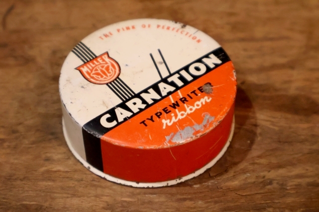 画像1: dp-250205-78 CARNATION TYPEWRITTER RIBBON CAN