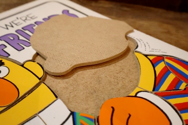 画像6: ct-250802-31 Bert & Ernie / Playskool 1970's Wood Frame Tray Puzzle