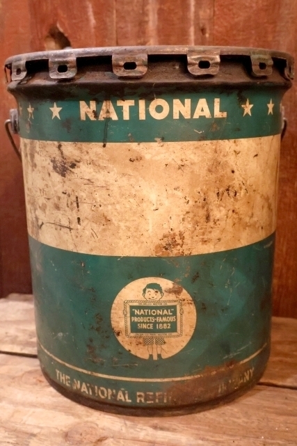 画像1: dp-250618-53 THE NATIONAL REFINING COMPANY 1940's 5 U.S. GALLONS MOTOR OIL CAN