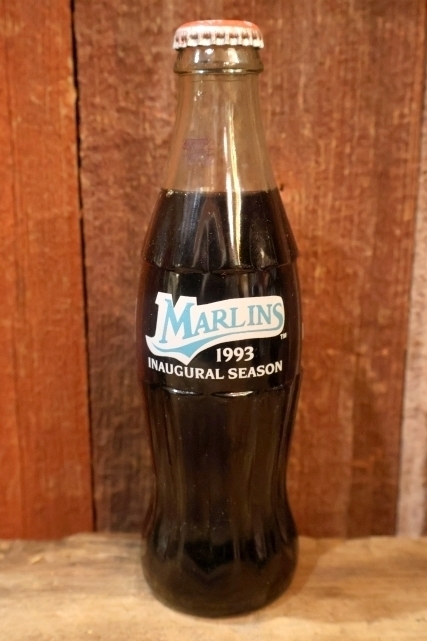 画像1: ck-048 FLORIDA MARLINS 1993 INAUGURAL SEASON / Coca-Cola CLASSIC 8 FL. OZ. BOTTLE