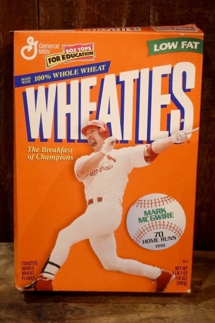 画像1: dp-250618-37 General Mills / WHEATIES 1998 "MARK MCGWIRE 70 HOME RUNS"