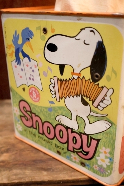 画像8: ct-250320-30 【JUNK】Snoopy / MATTEL 1972 Musical  Jack in the Box