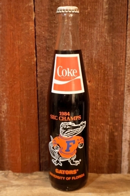 画像1: ck-062 University of Florida / "GATORS" 1984 SEC CHAMPION Coca-Cola Bottle