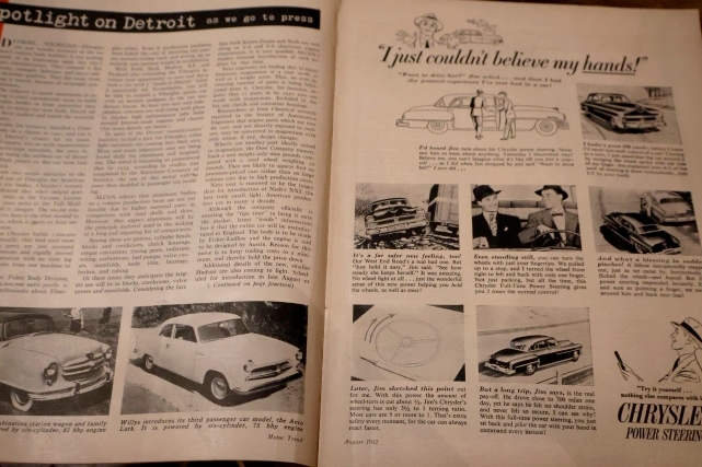 画像2: dp-250803-11 MOTOR TREND MAGAZINE AUGUST 1952