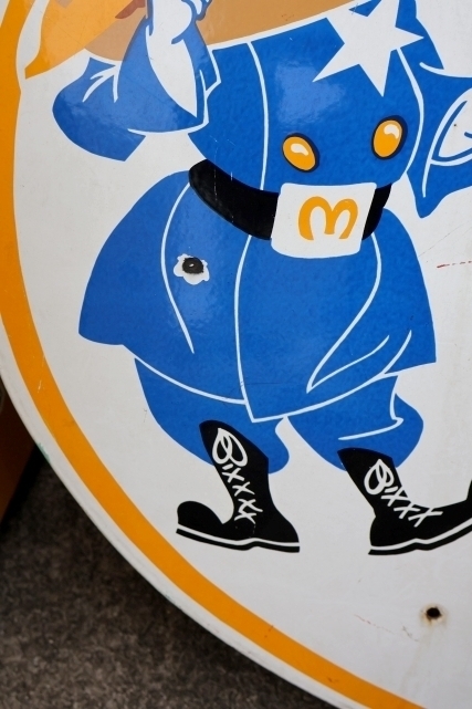画像6: ct-251008-07 McDonald's / Setmakers, Inc. 1980 "McDONALDLAND PLAYLAND REGULATIONS" Porcelain Sign