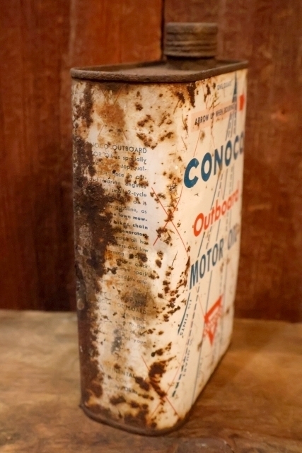 画像3: dp-251008-87 CONOCO 1950's Outboard Motor Oil 1 U.S. Quart Can