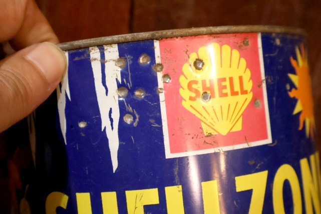 画像2: dp-251008-87 SHELL1960's SHELLZONE COOLANT and ANTI-FREEZE 1 U.S. GALLON CAN