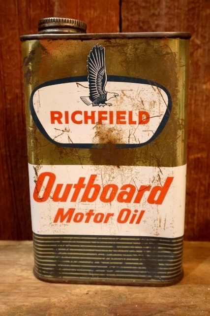 画像1: dp-251008-87 RICHFIELD Outboard Motor Oil 1 U.S. Quart Can
