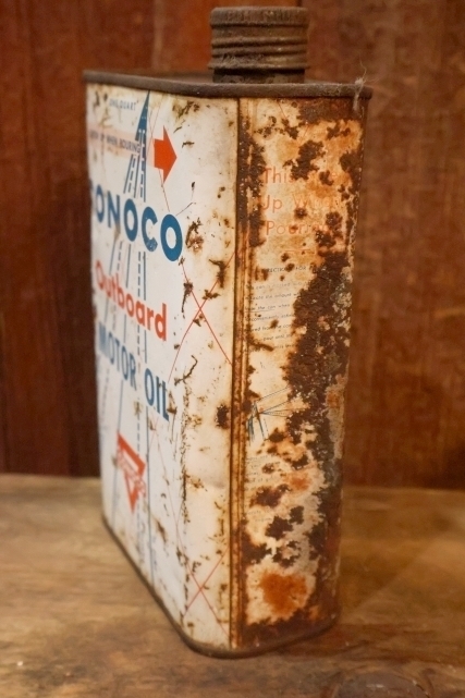 画像4: dp-251008-87 CONOCO 1950's Outboard Motor Oil 1 U.S. Quart Can