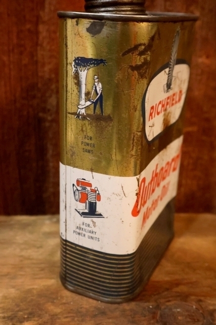 画像5: dp-251008-87 RICHFIELD Outboard Motor Oil 1 U.S. Quart Can