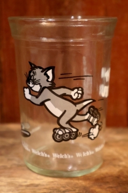 画像1: gt-250618-17 TOM & JERRY / 1990 Welch's Glass "TOM"