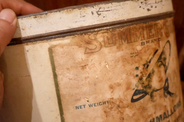 画像6: dp-251008-04 THE H.D. LEE MERCANTILE CO. SUMMER GIRL BRAND MARSHMALLOWS CAN