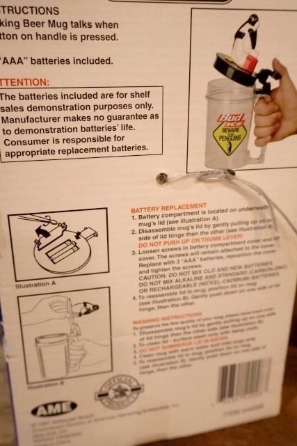 画像7: ct-251008-01 Budweiser 1997 Bud ICE TALKING BEER MUG