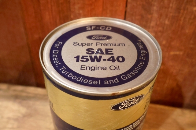 画像6: dp-251008-87 Ford 1960's Super Premium ENGINE OIL 1 U.S. Quart Can
