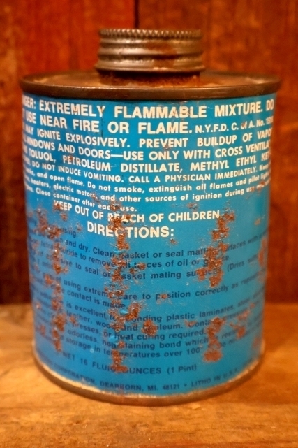 画像3: dp-251008-10 Ford 1960's GASKET AND SEAL CONTACT ADHESIVE 16 FL.OZ. Can