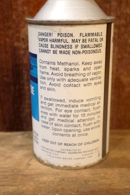 画像3: dp-251008-10 Ford 1960's GAS LINE ANTIFREEZE 12 FL.OZ. Can