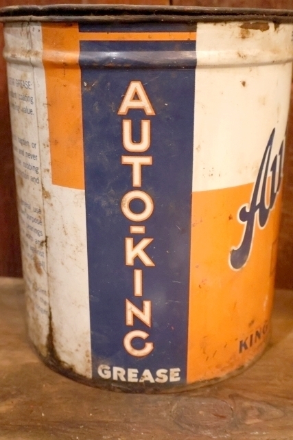 画像4: dp-251008-87 KING OIL COMPANY 1940's-1950's Auto-King GREASE 5 LBS. CAN