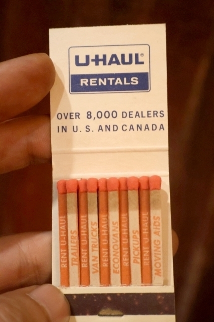 画像12: dp-251008-41 U-HAUL 1960's〜 Matchbook Set of 45 Box