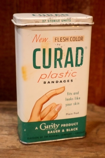 画像1: dp-251008-87 CURAD PLASTIC BANDAGES 1960's TIN CAN