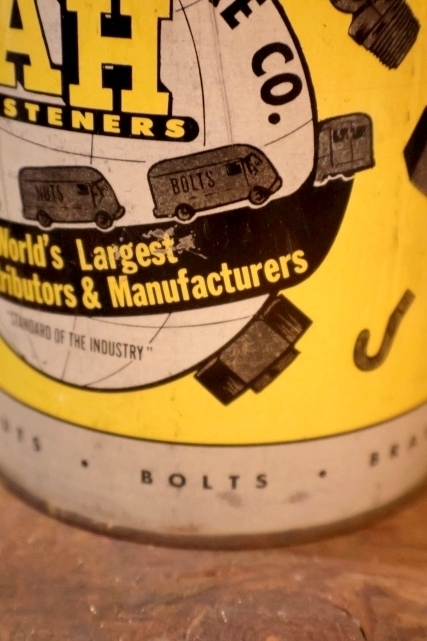 画像2: dp-251010-09 AUTOMOTIVE HARDWARE CO. 1940's-1950's AH FASTENERS TIN CAN (A)