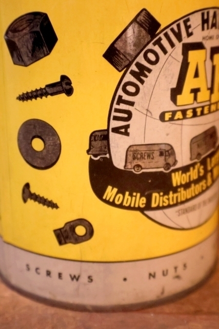 画像3: dp-251010-11 AUTOMOTIVE HARDWARE CO. 1940's-1950's AH FASTENERS TIN CAN (C)