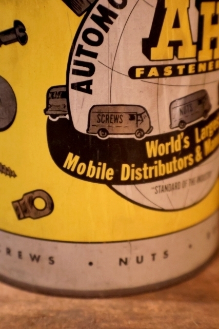 画像3: dp-251010-10 AUTOMOTIVE HARDWARE CO. 1940's-1950's AH FASTENERS TIN CAN (B)