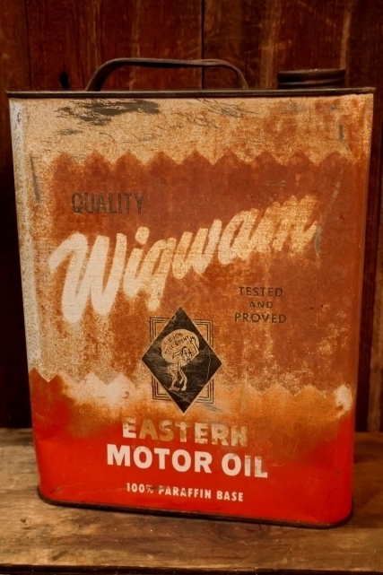 画像3: dp-251008-87 Wigwam EASTERN MOTOR OIL 2 U.S. GALLONS CAN
