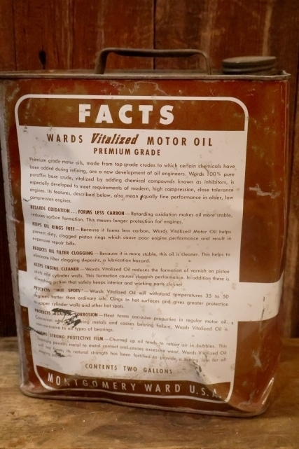 画像3: dp-251008-87 WARDS Vitalized MOTOR OIL 2 U.S. GALLONS CAN