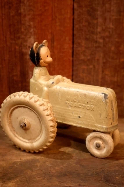 画像3: ct-251010-14 Mickey Mouse / SUN RUBBER 1940's Mickey's Tractor