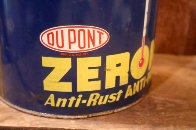 画像2: dp-251008-69 DU PONT 1940's-1950's ZERONE Anti-Rust ANTI-FREEZE ONE U.S. GALLON CAN