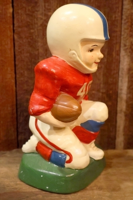 画像3: dp-251105-33 Sears 1970's Chalk Ware Football Player Coin Bank
