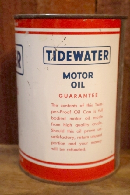 画像4: dp-251008-87 TIDEWATER OIL SERVICE 1950's MOTOR OIL ONE U.S. QUART CAN