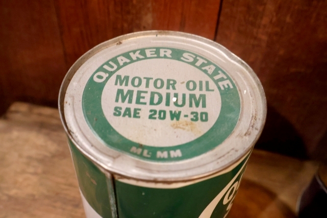 画像6: dp-251008-87 QUAKER STATE 1950's-1960's MOTOR OIL ONE U.S. QUART CAN