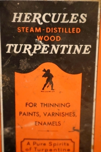 画像2: dp-251008-87 HERCULES TURPENTINE 1 PINT CAN