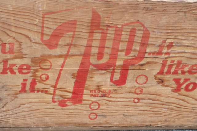 画像5: dp-250701-08 7 Up / 1960's-1970's Wood Crate Box