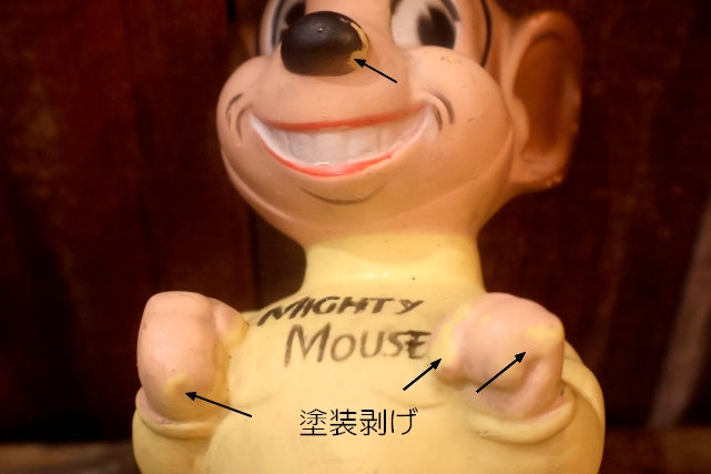 画像9: ct-251105-01 Mighty Mouse / 1950's Rubber Doll