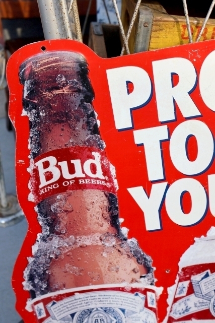 画像2: dp-251008-17 Budweiser 1990's Metal Sign