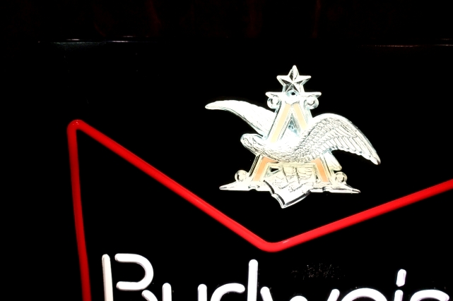画像4: dp-251008-15 Budweiser 1980's-1990's Bar Display Lighted Sign